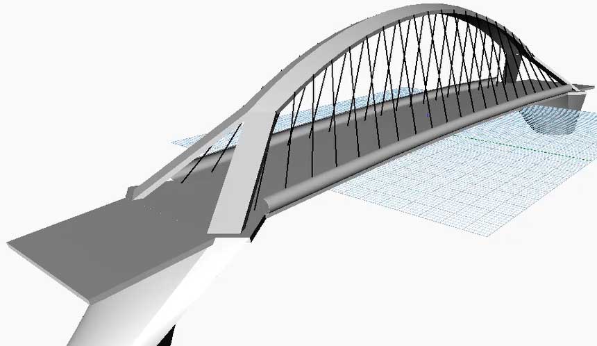 Automatic bridge design in Dynamo