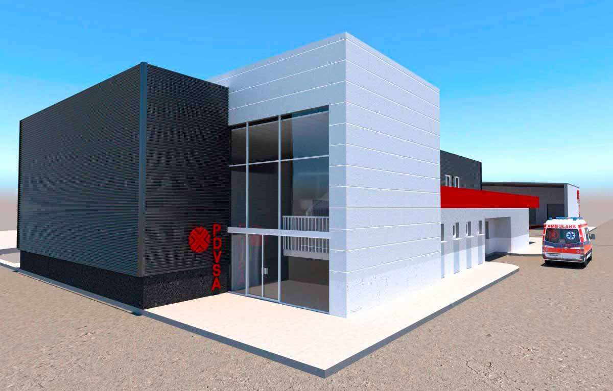 Proyecto básico y de ejecución de centro de salud modular y prefabricado, Venezuela