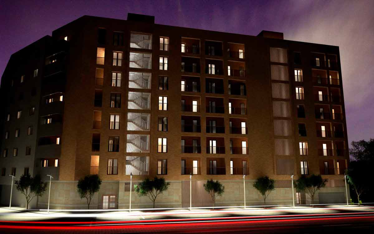 Modelado y coordinación BIM para proyecto residencial, Zaragoza