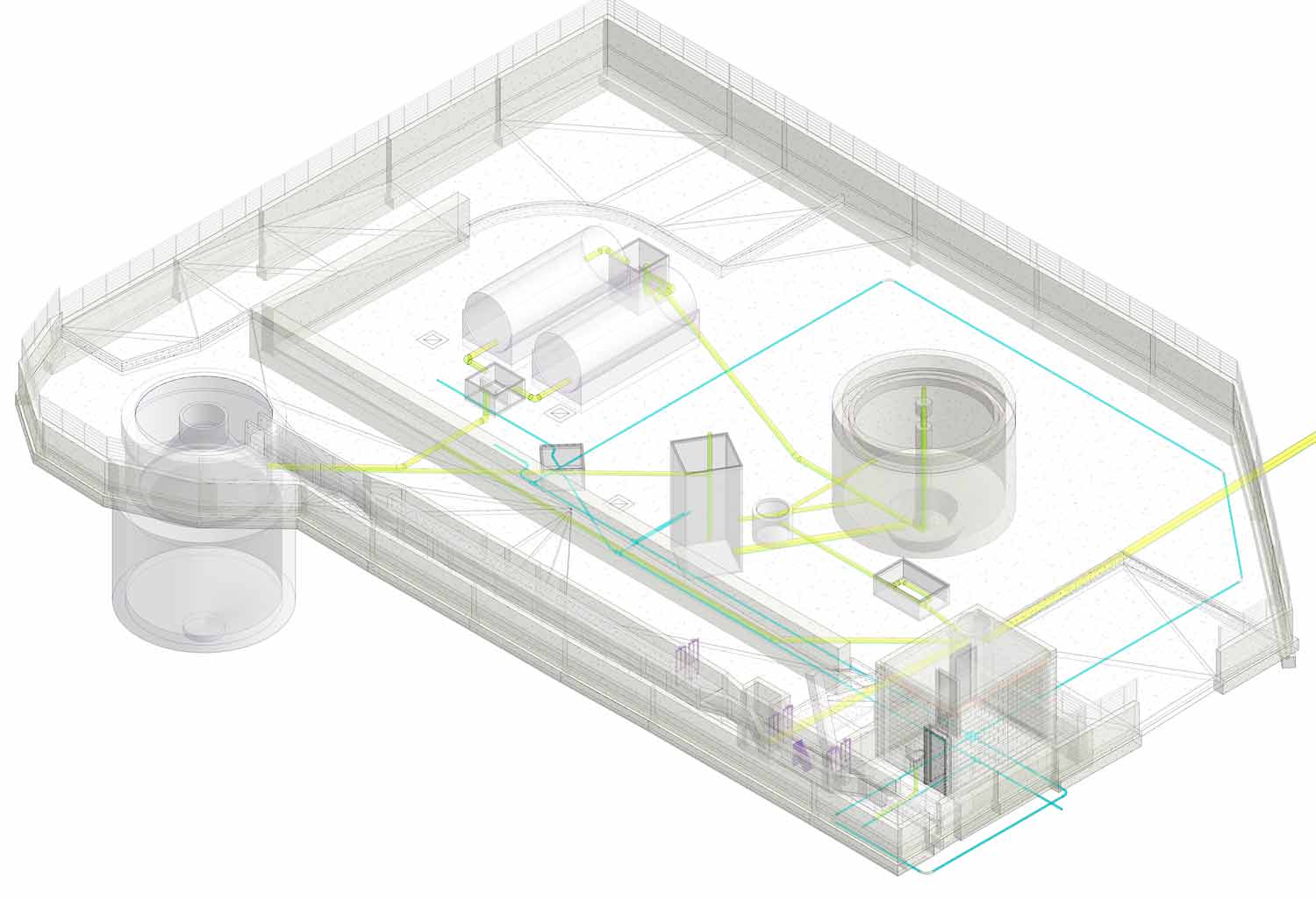 Proyectos de obra civil con Revit: Depuradoras de aguas residuales en Zaragoza y Navarra