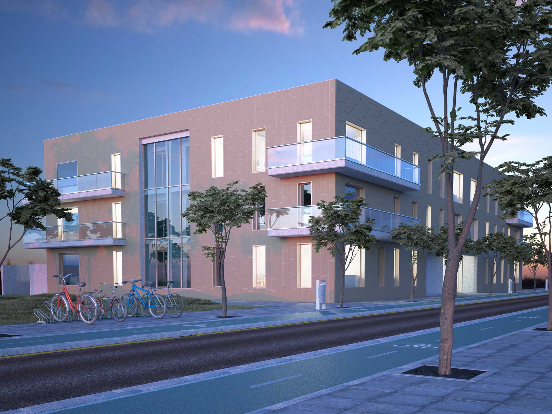 Residential building project in Zaragoza