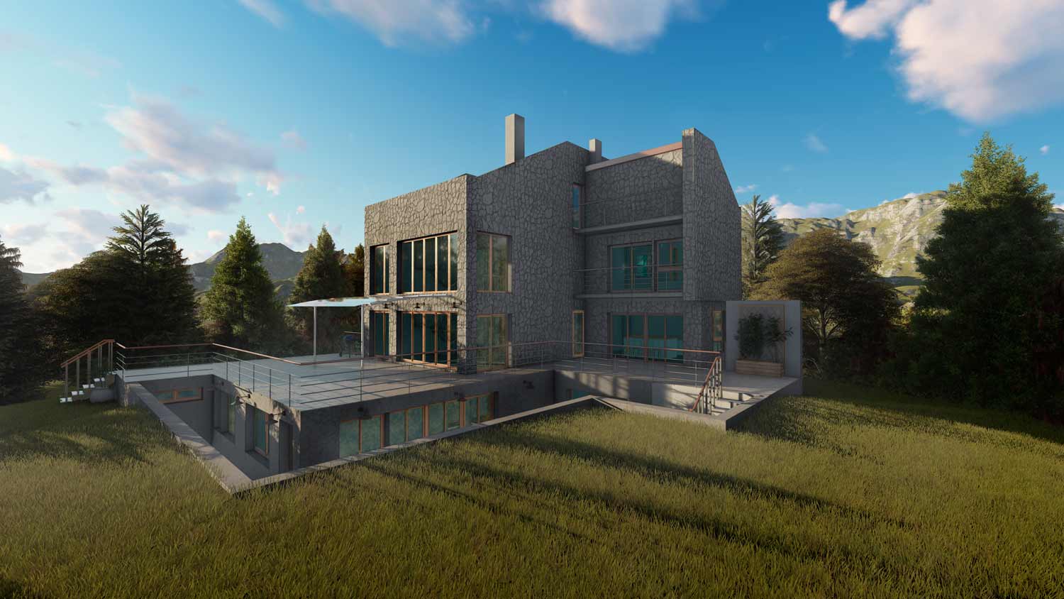 Proyecto de ejecución de vivienda unifamiliar en Yequeda, Huesca