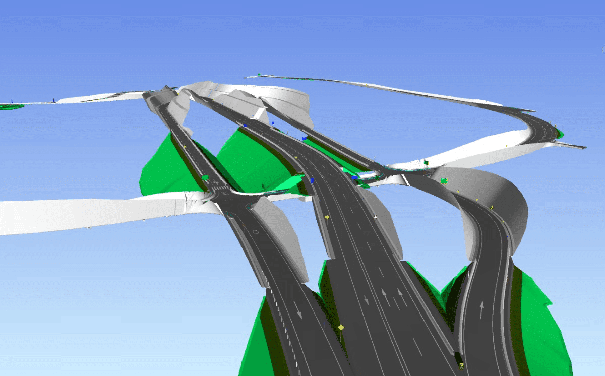 Image of one of the modeled sectors