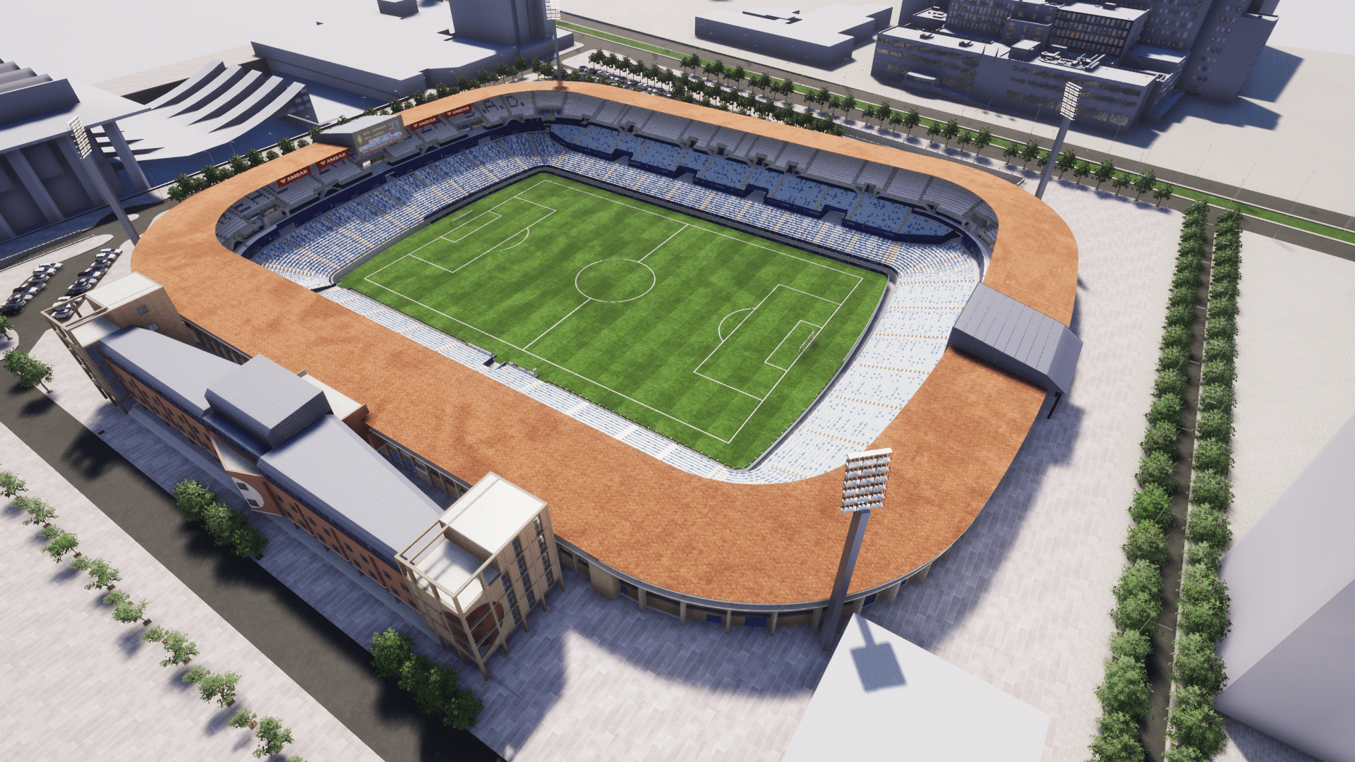 Modelado BIM para el proyecto de reforma y rehabilitación del Estadio de La Romareda, Zaragoza