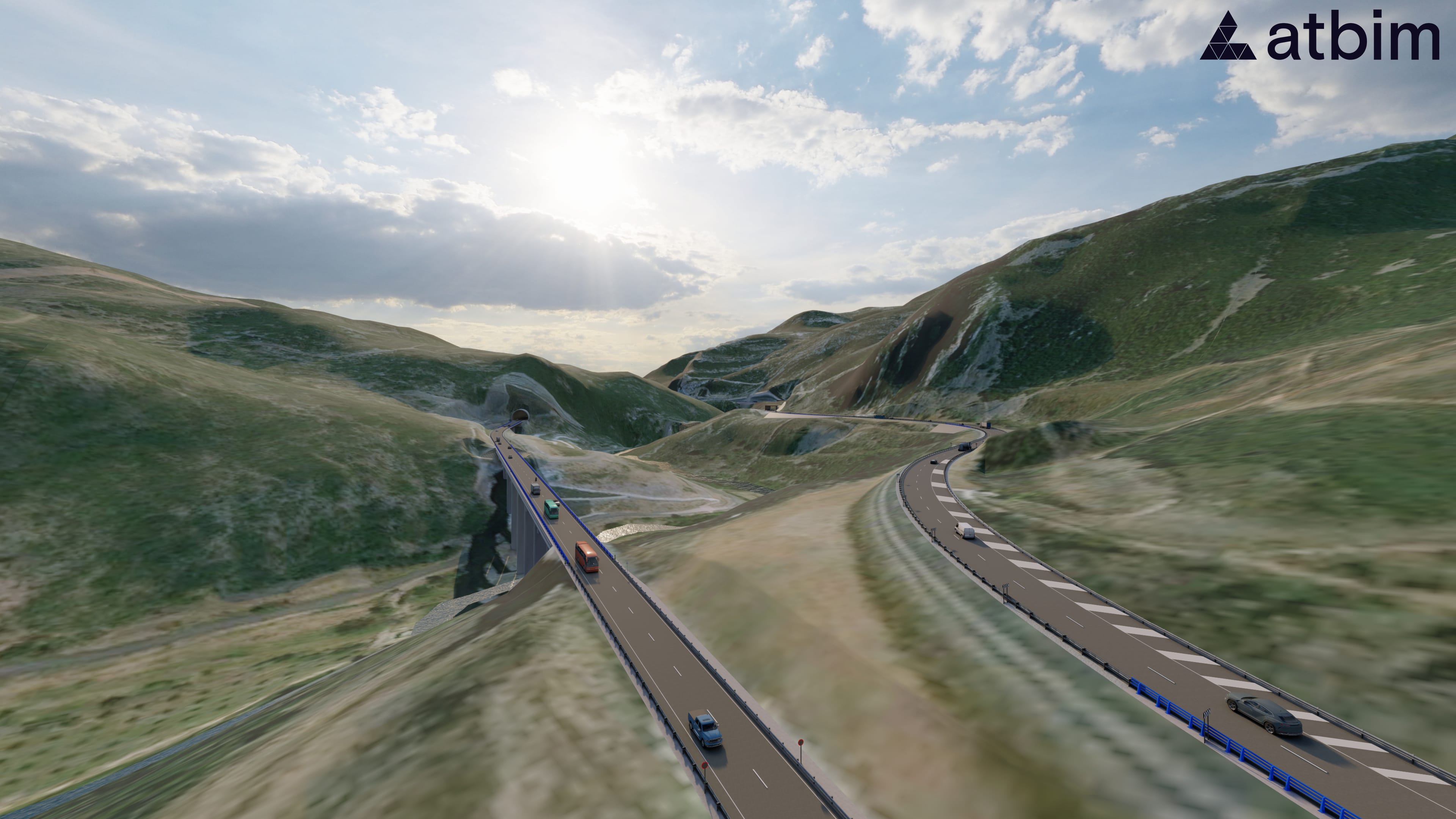 Modelado BIM Civil del tramo A-23 Monrepós-Nueno, Huesca