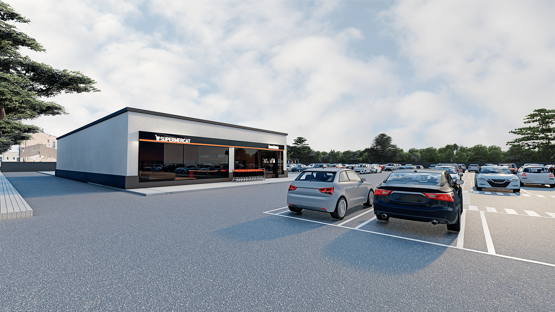 3D BIM visualization for retail assets, Lérida