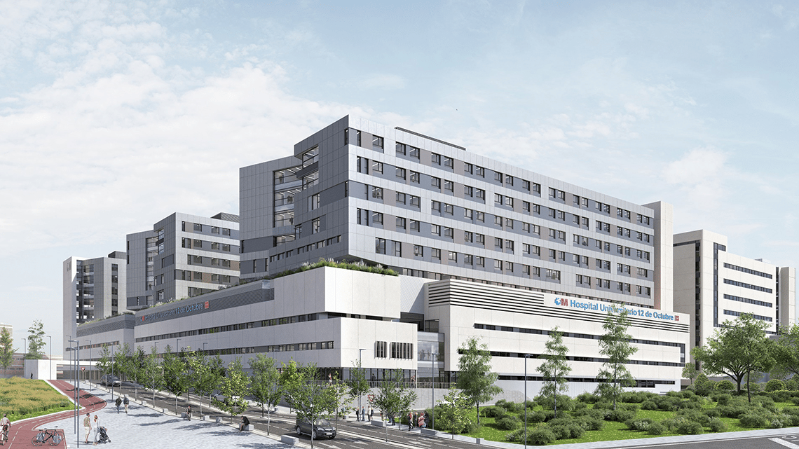 VDC - BIM Modeling and coordination of MEP systems:12th October Hospital, Madrid.