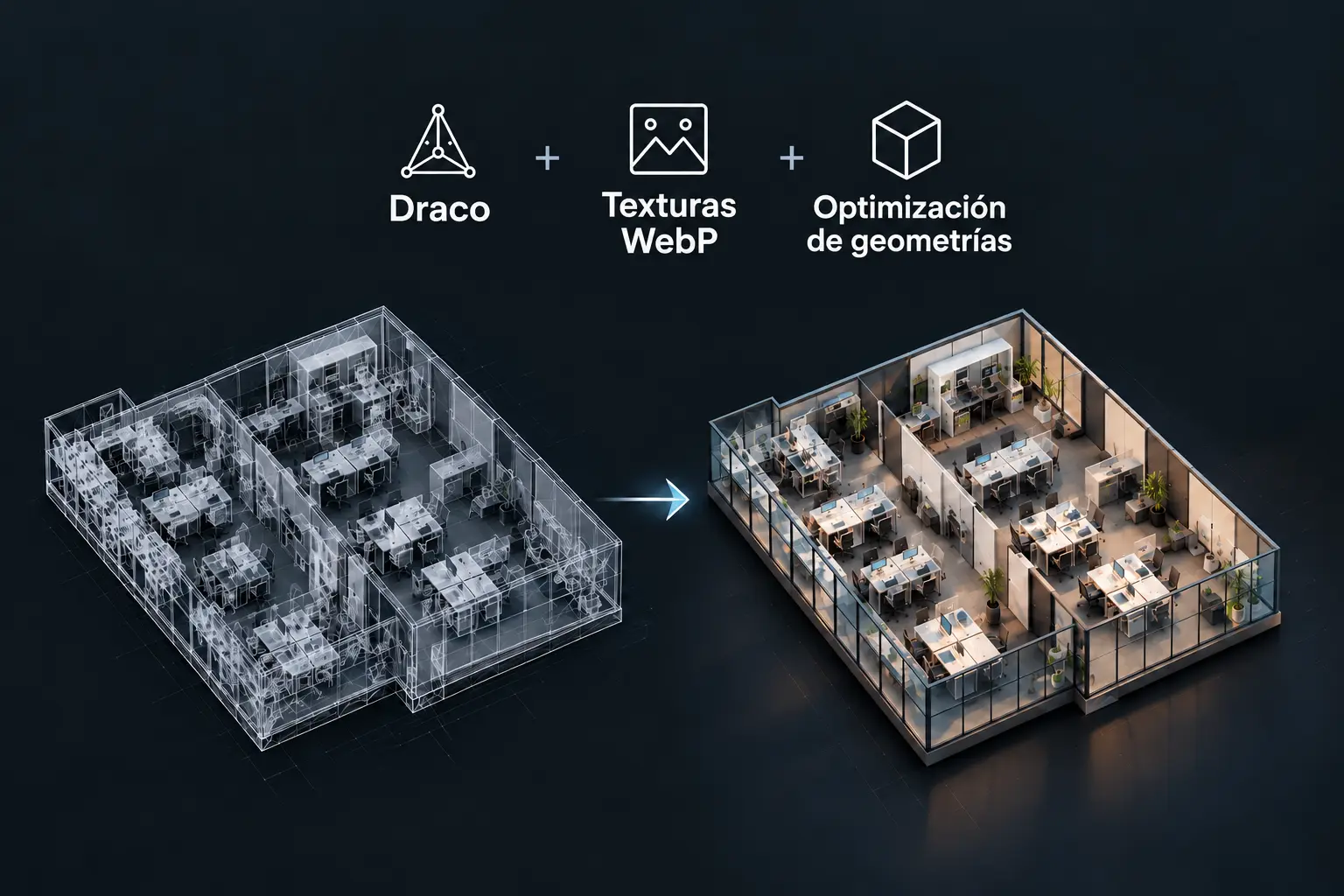 Cómo optimizamos el gemelo digital de nuestra oficina: de Revit al navegador (parte 2)