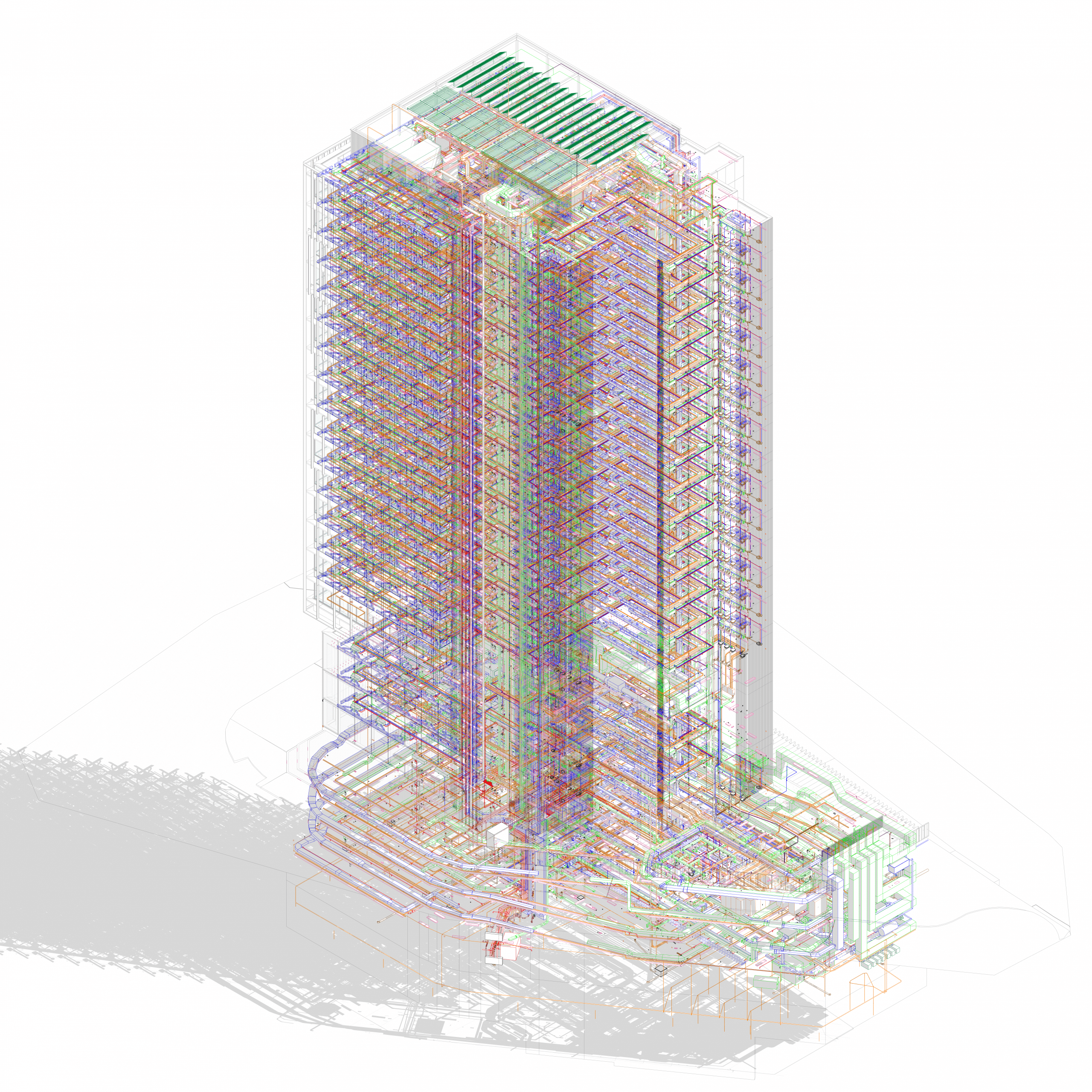 BIM MEP Torre de oficinas